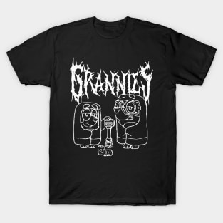 grannies bluey metal T-Shirt